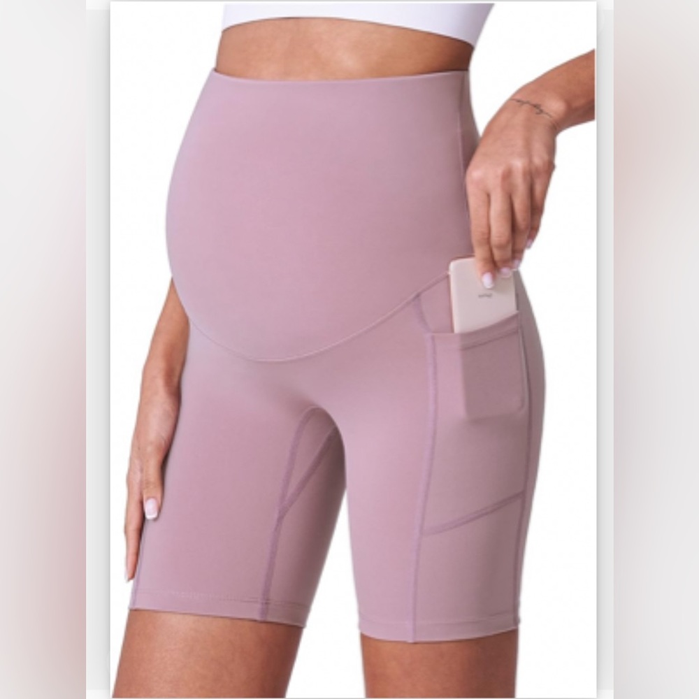 MATERNITY BIKER SHORTS
